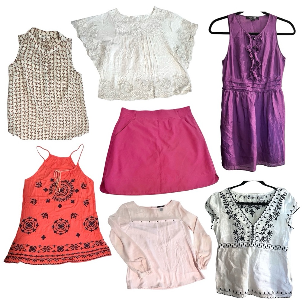 Clothes Bundle, Tops, Dress, Skort, Blouse Size S